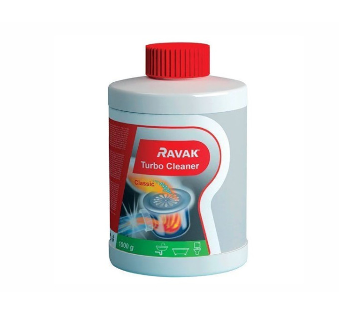 RAVAK TURBO CLEANER 1000 г, д/пласт. труб