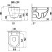 Підвісний унітаз TERRA Creavit TP325
