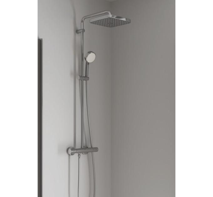 Душова система з термостатом Grohe Tempesta Cosmopolitan System 250 Cubе (26689000)