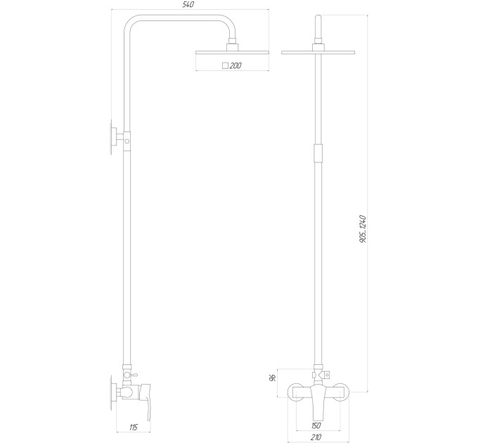 Душова система Globus Lux GLQU-0077