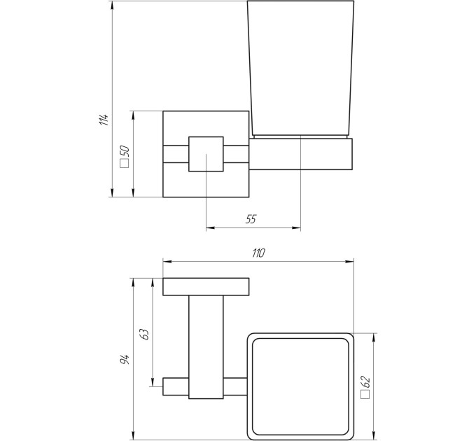 Стакан Globus Lux SQ9409