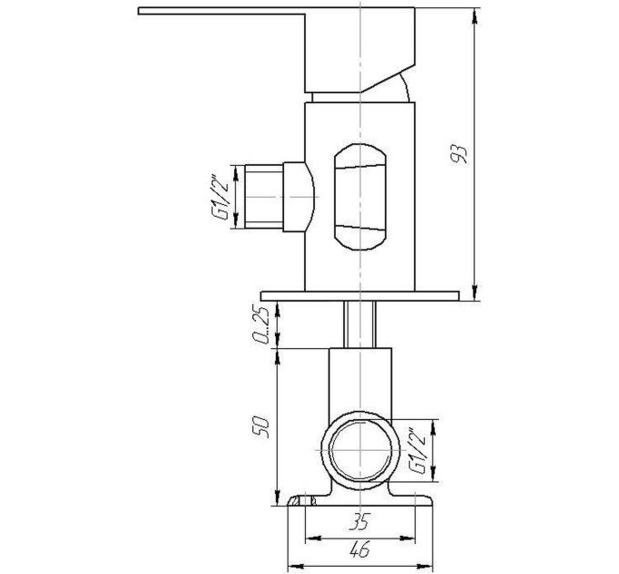 Змішувач гігієнічний TOPAZ BARTS TB 077106-H36