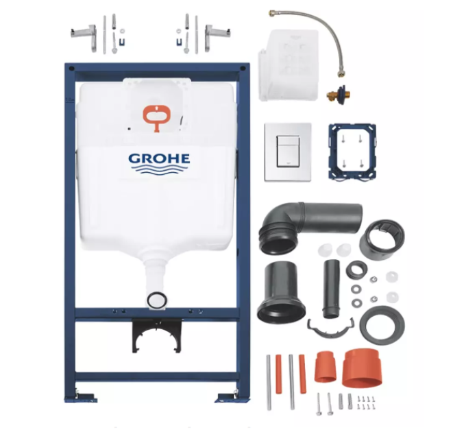 Grohe Rapid SL комплект 3-в-1 для унітазу (кнопка Skate Cosmopolitan) (38772001) 