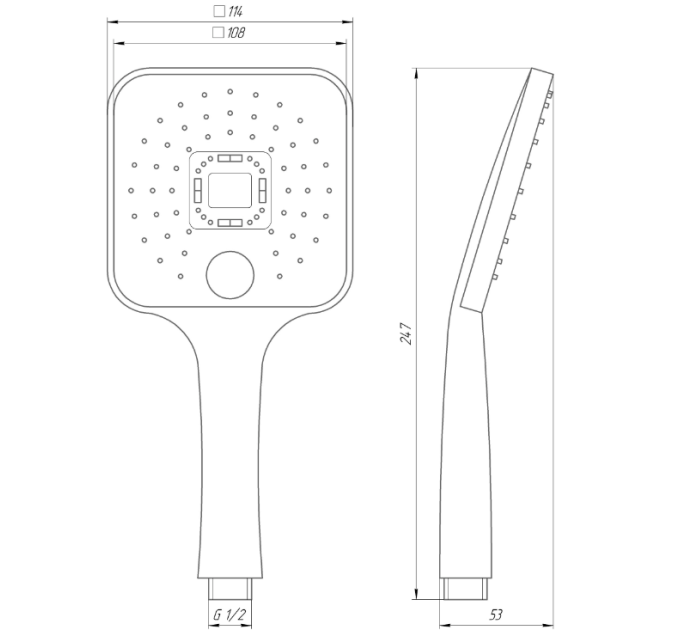 Душова лійка Globus Lux NS-003-00